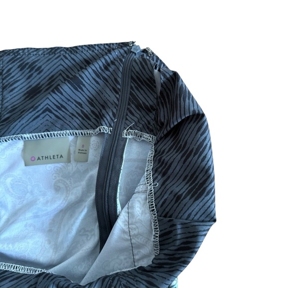 Athleta Black and Green Halter Sundress for Cocktail - Picture 6 of 10